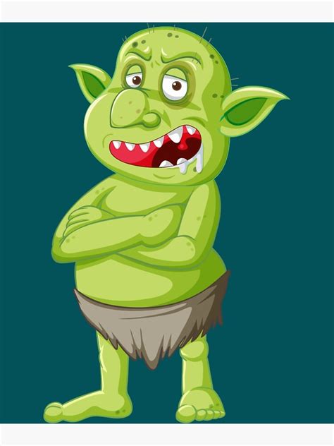 "Grumpy old troll classic " Poster for Sale by RusticCreation | Redbubble