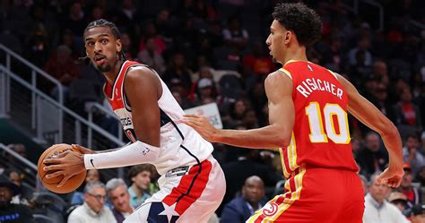 Alex Sarr vs. Zaccharie Risacher Matchup Disappoints NBA Fans as Wizards Beat Hawks | News ...