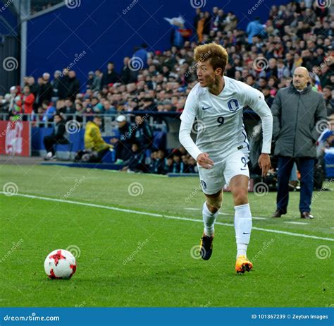 South Korean Striker Hwang Ui-jo during International Friendly M ...