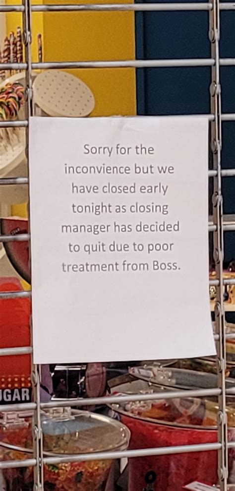 Candy store closed early : r/funny