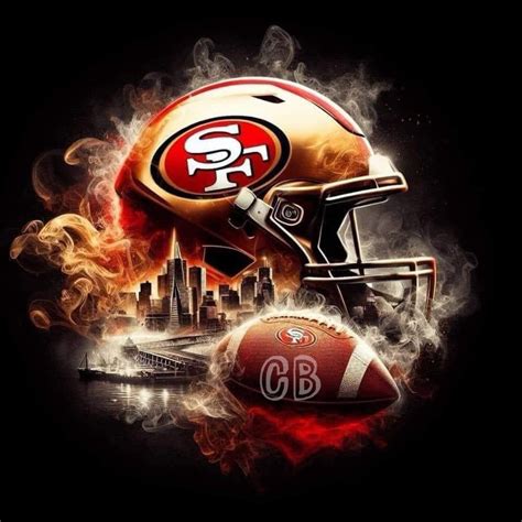 San Francisco 49ers Football Helmet With Puff Smoke Sublimation Design ...