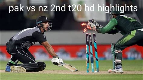 Pak V NZ 1st t20 HD highlights, part 1 - YouTube