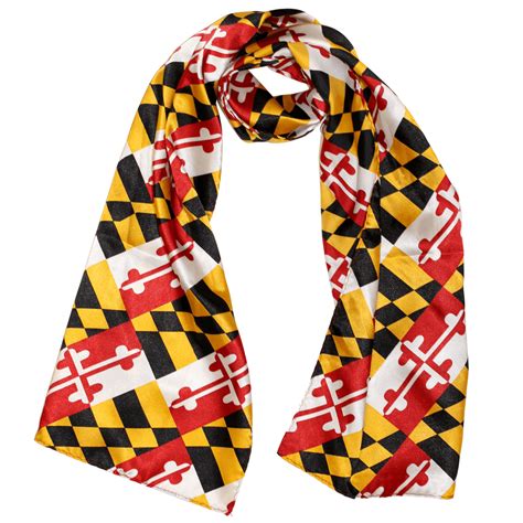 Maryland Flag / Satin Scarf | Route One Apparel