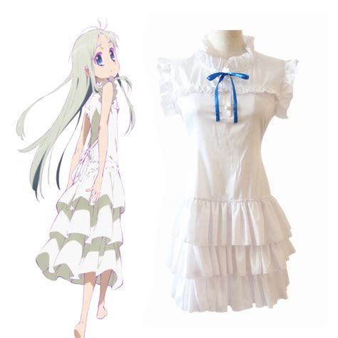 Anohana The Flower We Saw That Day Cosplay Costume Meiko Honma Cosplay ...