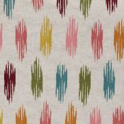 Rainy Season Embroidered | Multicoloured Soft Furnishings Fabric