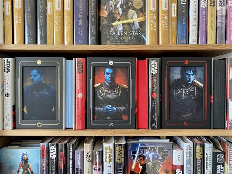 My completed Thrawn Ascendancy shelf! : starwarsbooks