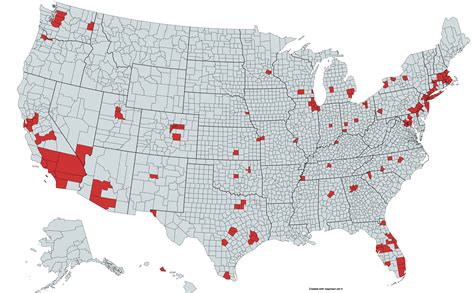 Half of the Population of the United States Lives in 146 Counties — and a Great Custom Mapping ...