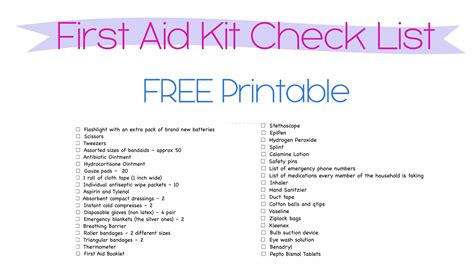 Organization Challenge Day 4 | Organizing challenges, First aid, Checklist