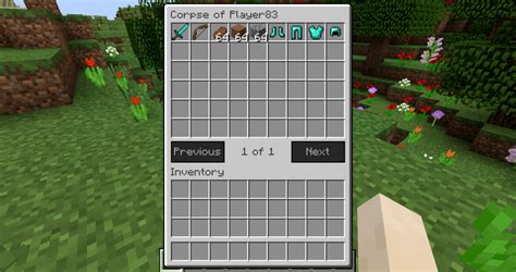 Corpse Mod (1.21.3, 1.20.1) - Lootable Bodies - 9Minecraft.Net