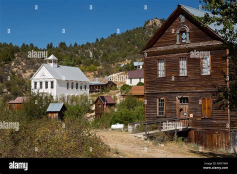 Silver City Ghost Town in the mountains of Idaho. USA Stock Photo - Alamy