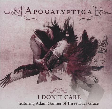 I Don't Care, Apocalyptica feat Adam Gontier, Audio CD 2008