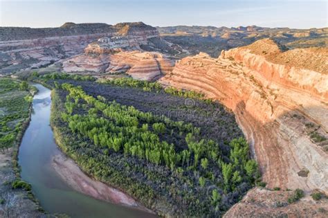 Canyon of the Dolores River Near Gateway, Colorado Stock Image - Image ...