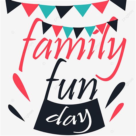 Family Fun Day Clipart Vector, Family Fun Day, Concept, Vacation, Holiday PNG Image For Free ...