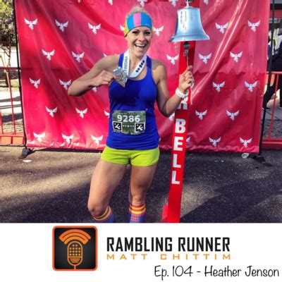 #104 Heather Jenson - @triandrungirl by The Rambling Runner Podcast