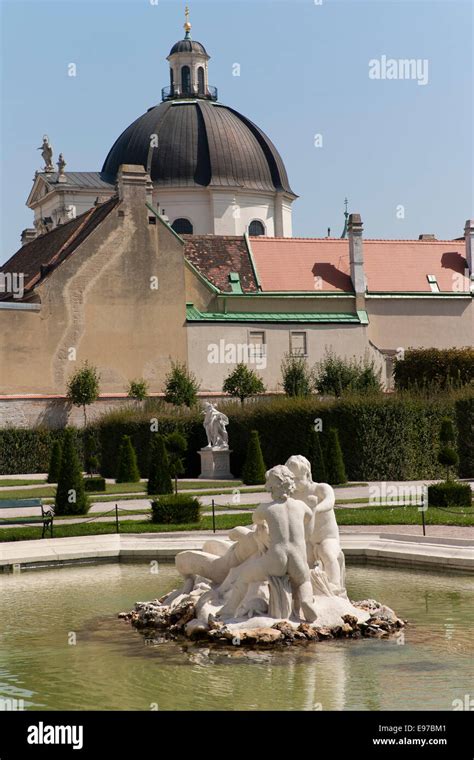 Belvedere Palace Gardens in Vienna Stock Photo - Alamy