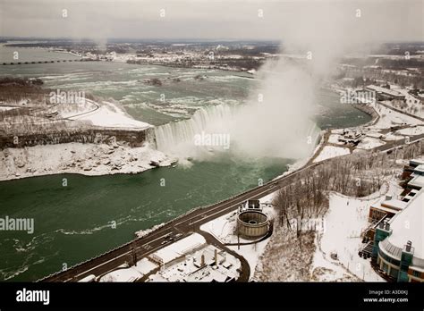 Winter at Niagara Falls Ontario Canada Stock Photo - Alamy