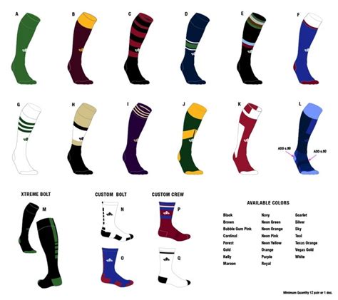 Soccer Sock Patterns