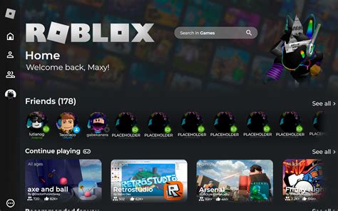 Roblox Home Page "Redesign" (just for fun) - Creations Feedback - Developer Forum | Roblox