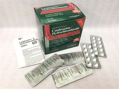 Candesartan Cilexetil and Hydrochlorothiazide Tablets 16mg/12.5mg Taj ...