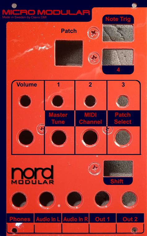 Poesboes - Clavia Nord Micro Modular in Eurorack.