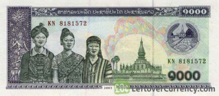 1,000 Lao Kip banknote - Exchange yours for cash today