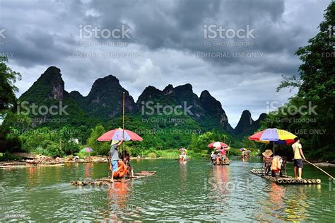 Li River Tributaries Karst Peakforest Landform 001 Stock Photo - Download Image Now - iStock