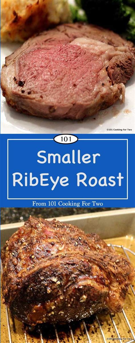 Easy step by step instructions for a wonderful small ribeye roast. Cut down for the smaller ...