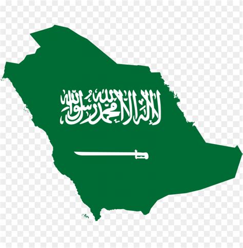 Saudi Arabia Map PNG Image