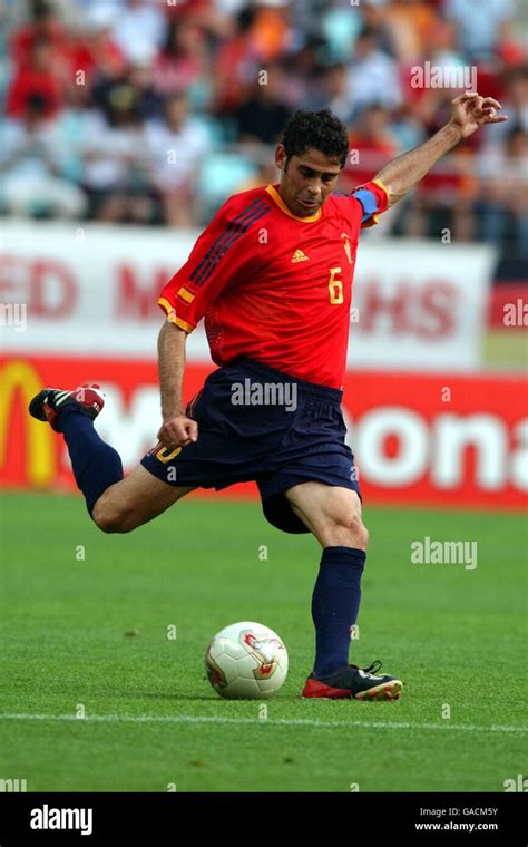 Soccer -FIFA World Cup 2002 - Group B - Spain v Paraguay. Fernando ...