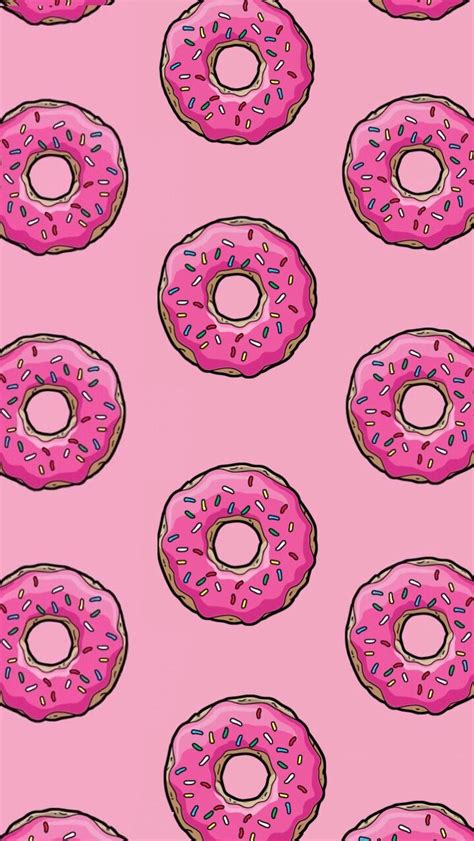 Donut pink wallpaper background | Pink wallpaper backgrounds, Pink ...