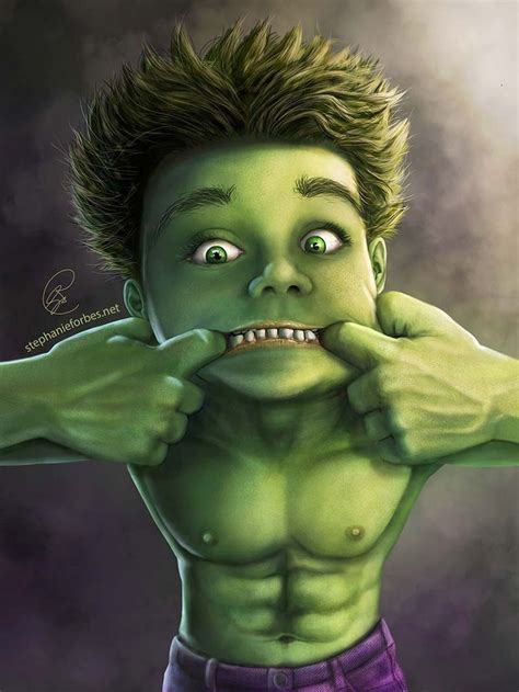 Baby Hulk | RubyArt | Hulk