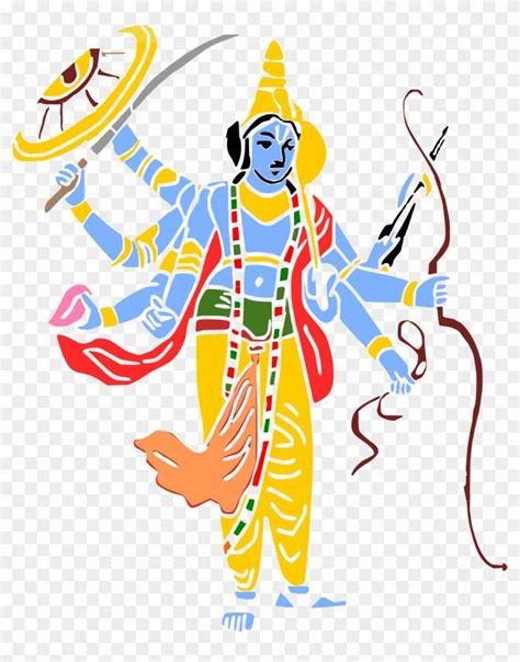 Download and share clipart about Big Image - Lord Vishnu Symbols Clipart, Find more high quality ...