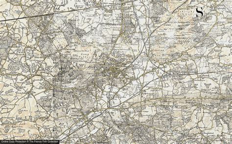 Historic Ordnance Survey Map of Aldershot, 1898-1909