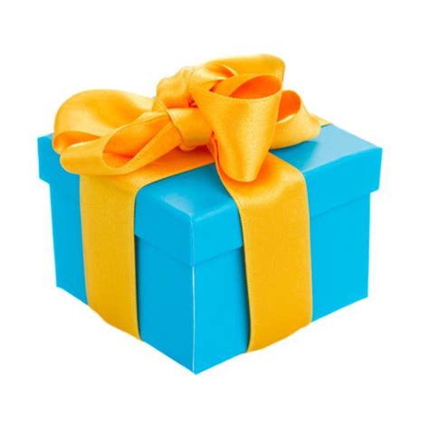 Blue gift box — Stock Photo © Neirfys #21868203