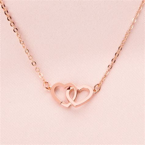 Linked Heart Necklace - Baublebible.com