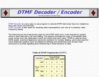 DTMF decoder : Resource Detail