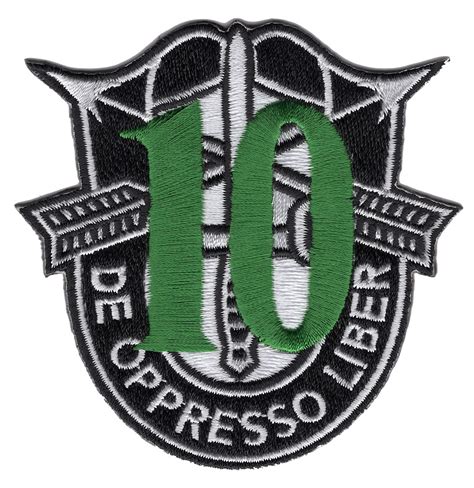 10th Special Forces Group Crest OD Green Patch | Special Forces Patches ...