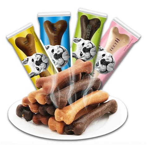 Pet Dog Dental Chews Bone Natural Large Smart Bones For Dogs Snack Food Treats Dogs Bones For ...