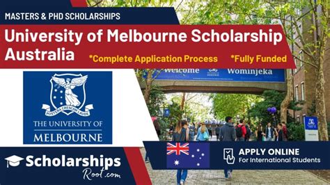 University of Melbourne Scholarship 2023 Australia (Fully Funded) - Scholarships Root