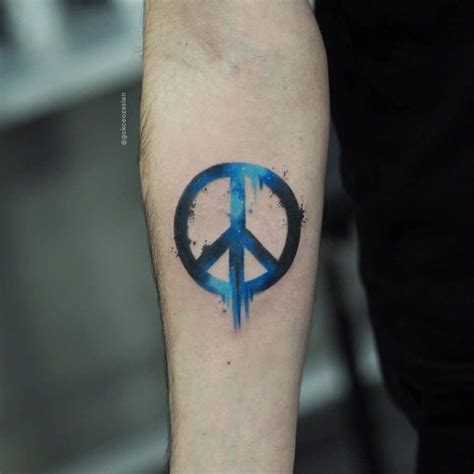 Peace Symbol Tattoo