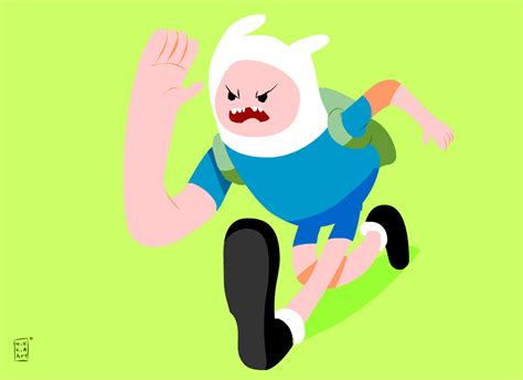 Finn Running by ChazzForte on Newgrounds