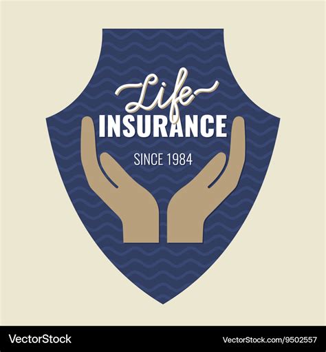 Life insurance logo Royalty Free Vector Image - VectorStock