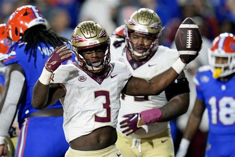 Trey Benson scores 3 TDs as No. 5 Florida State beats Florida