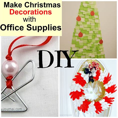 DIY Office Supplies Christmas Decorations | Christmas Wikii