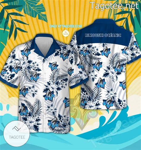 Rimouski Oceanic Hockey Club Hawaiian Shirts - EmonShop - Tagotee