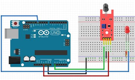 Flame Sensor Interfacing with Arduino for Fire Detection