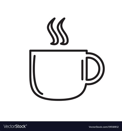 Coffee Cup Outline SVG