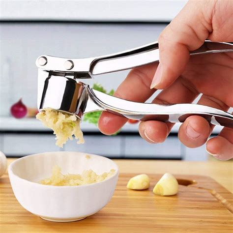 Buy RB International Store Garlic Crusher Presser Squeeze Press Ginger Crusher Stainless Steel ...