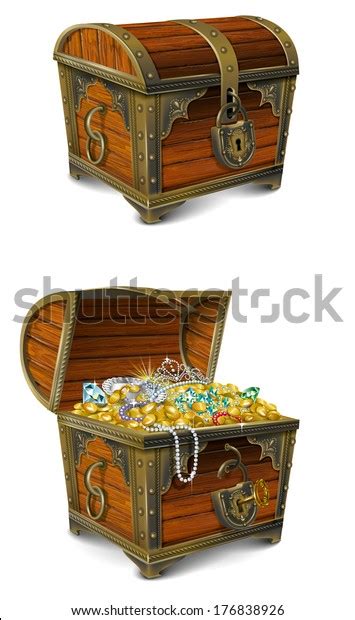 Pirate Treasure Chest Stock Illustration 176838926 | Shutterstock