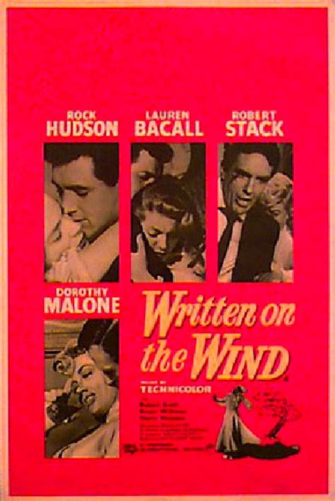 Written on the Wind 1956 British Double Crown Poster - Posteritati ...